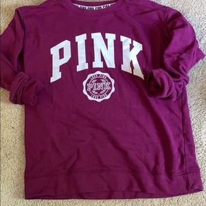 VS PINK crew neck sweatshirt